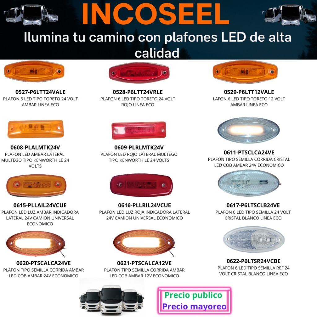 Catálogo de Plafones LED - Variedad 1